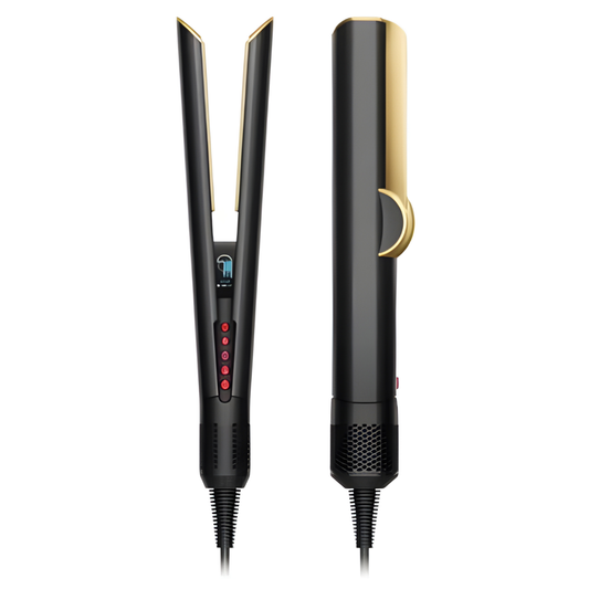 Airstrait 2-in-1 Hair Straightener and Dryer: Dries and Straightens with Ionizer for Frizz Reduction and Natural Shine